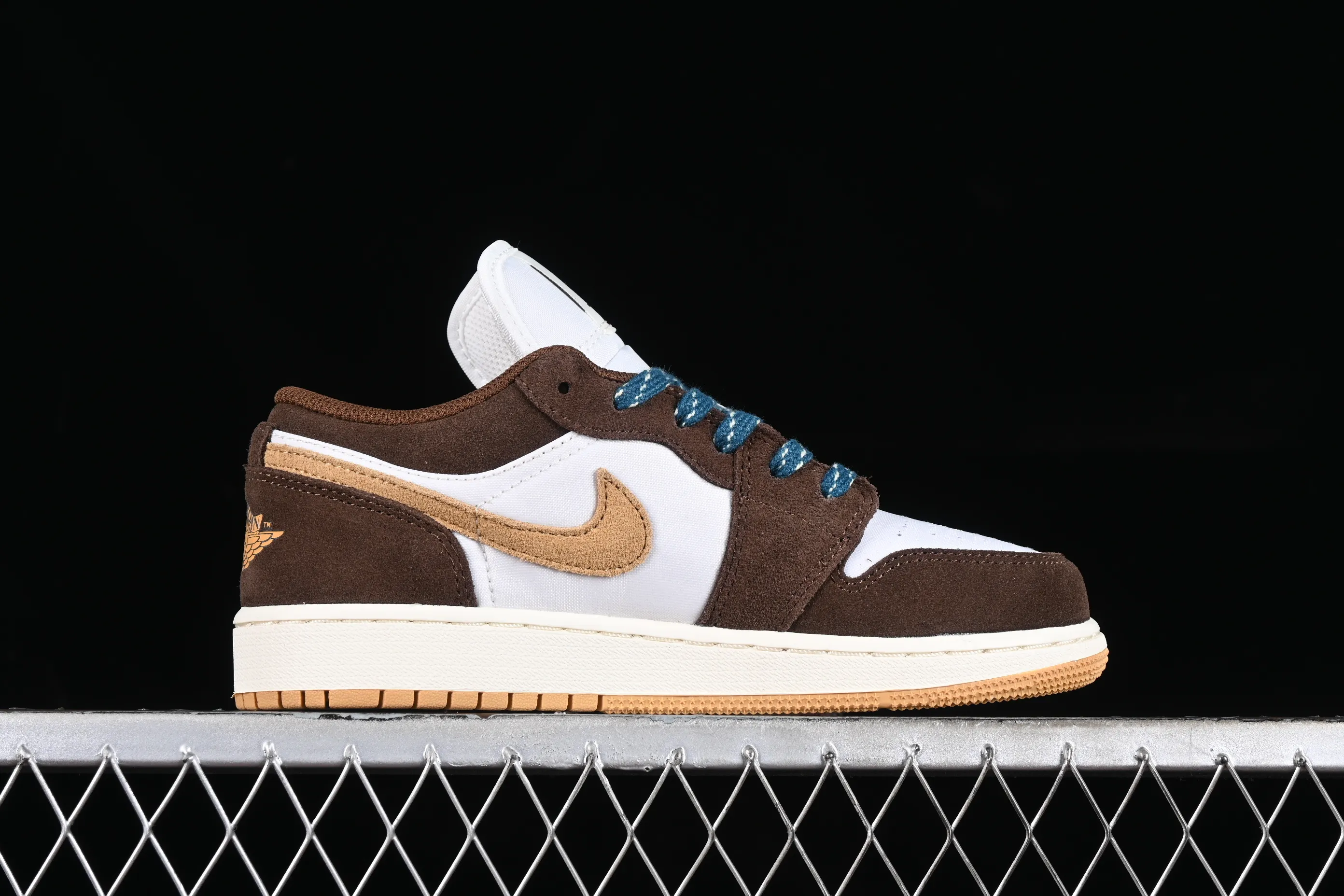 All categories Air Jordan Jordan series basketball shoes Air Jordan 1 Low G version pure original Air Jordan 1 Low "Cacao Wow" AJ1 Joe 1 Mocha color low-top cultural casual sneakers FB2216-200